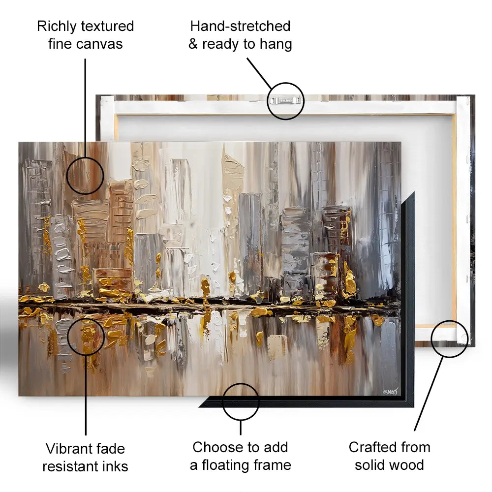 Streets Canvas Print Streets Canvas Print wall art product Osnat Tzadok