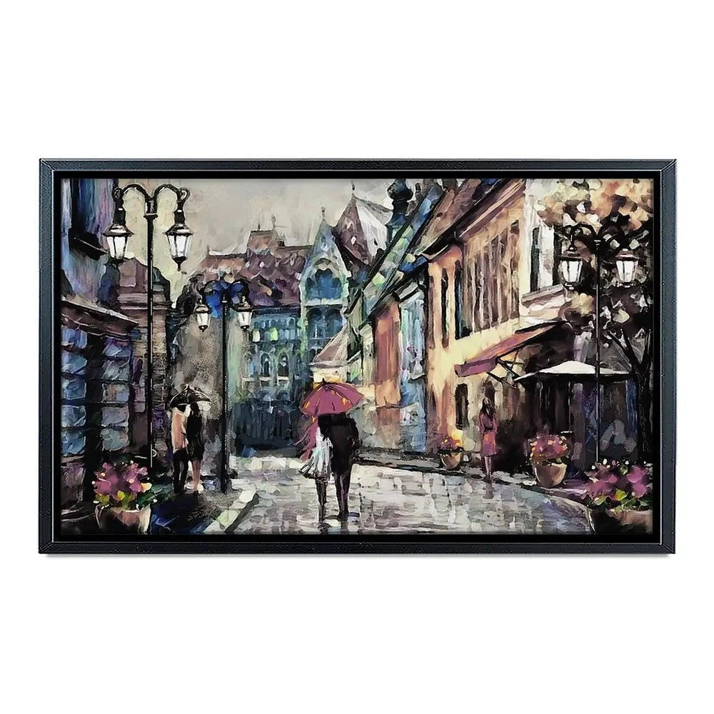 Streets of Paris Canvas Print Streets of Paris Canvas Print wall art product lisima / Shutterstock