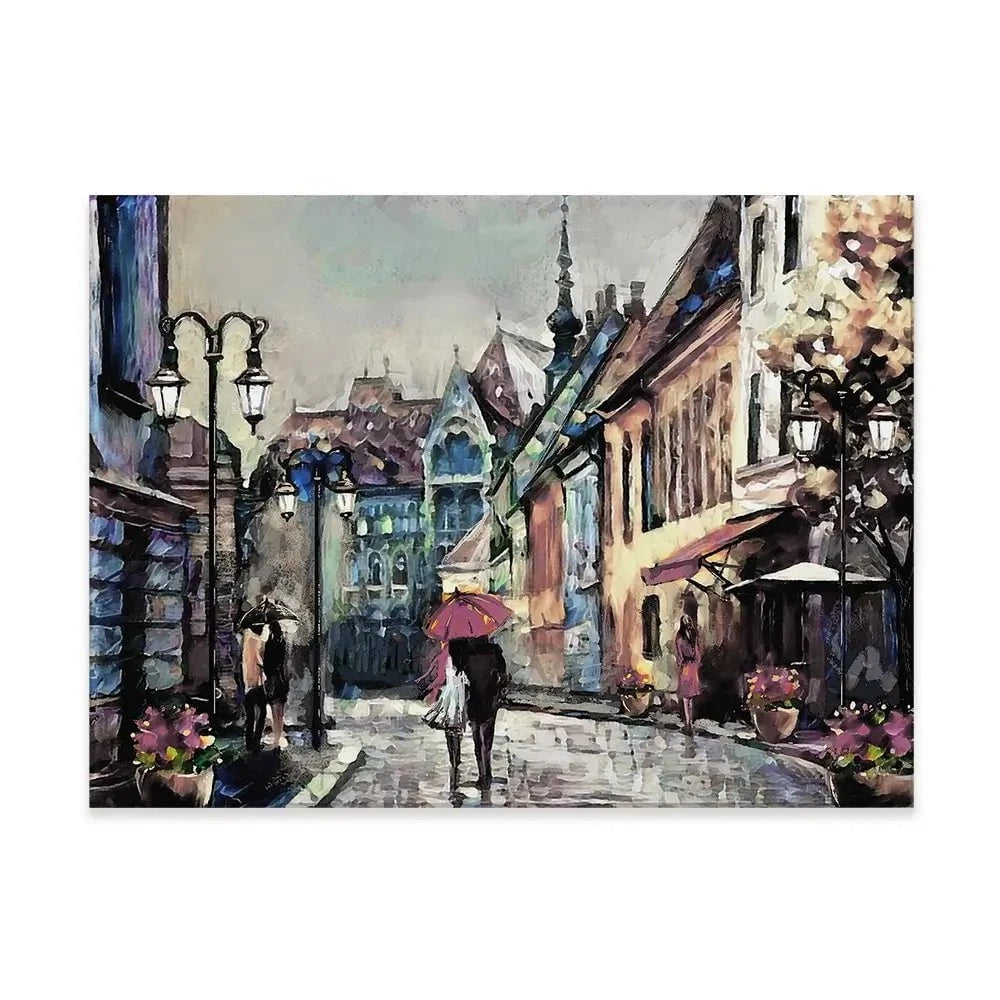 Streets of Paris Canvas Print Streets of Paris Canvas Print wall art product lisima / Shutterstock