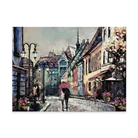 Streets of Paris Canvas Print Streets of Paris Canvas Print wall art product lisima / Shutterstock