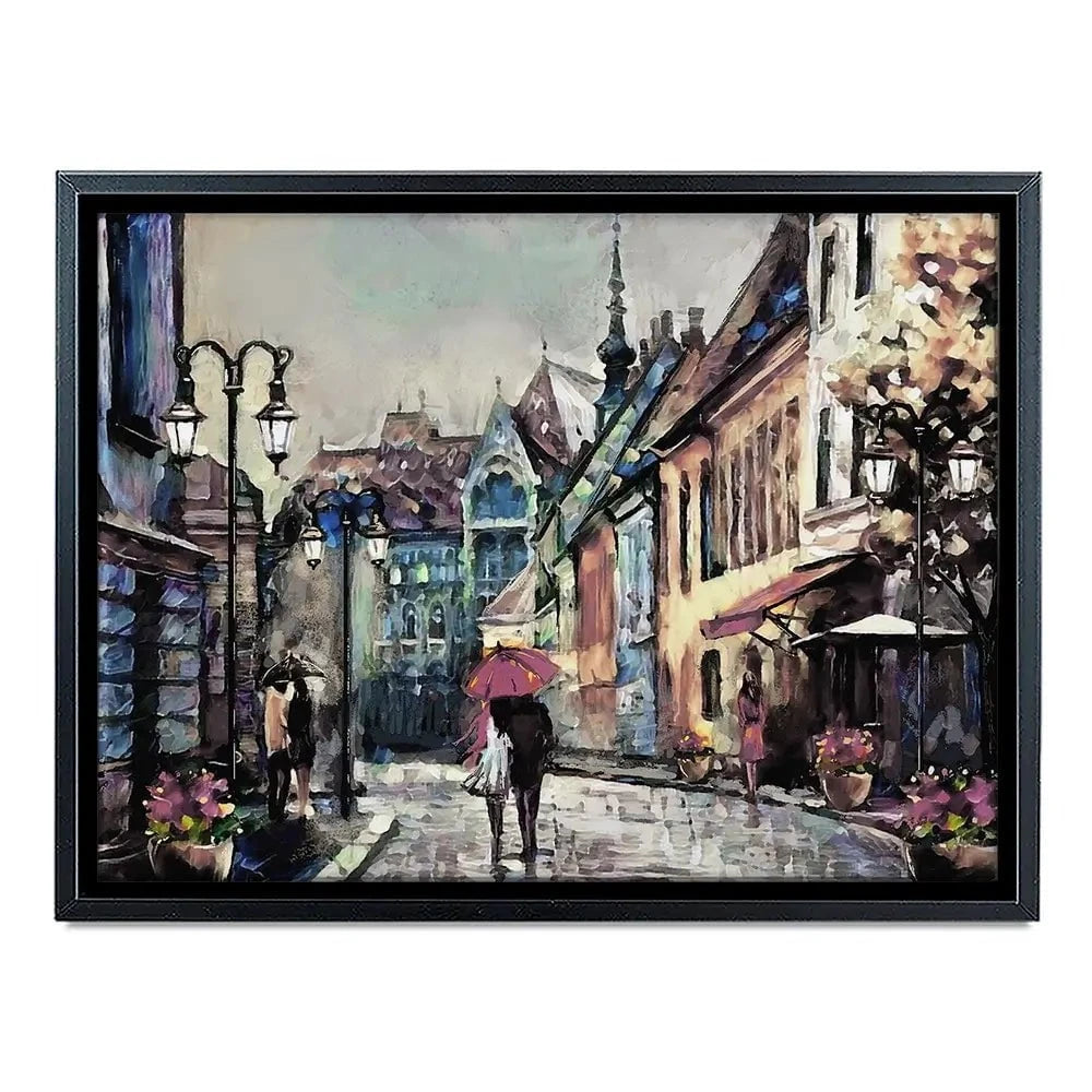 Streets of Paris Canvas Print Streets of Paris Canvas Print wall art product lisima / Shutterstock
