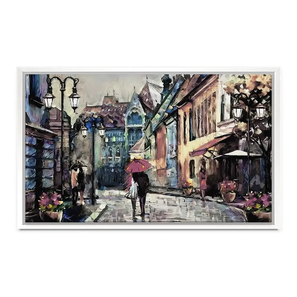Streets of Paris Canvas Print Streets of Paris Canvas Print wall art product lisima / Shutterstock