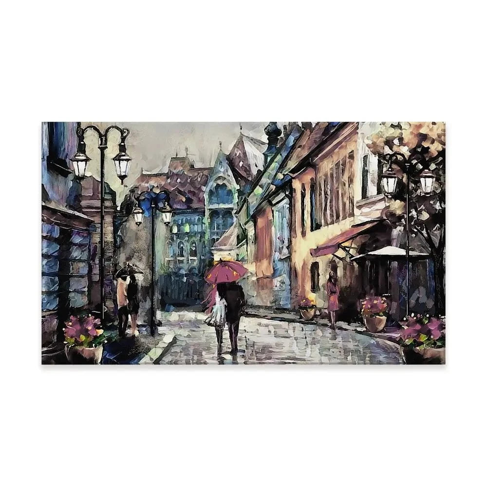 Streets of Paris Canvas Print Streets of Paris Canvas Print wall art product lisima / Shutterstock