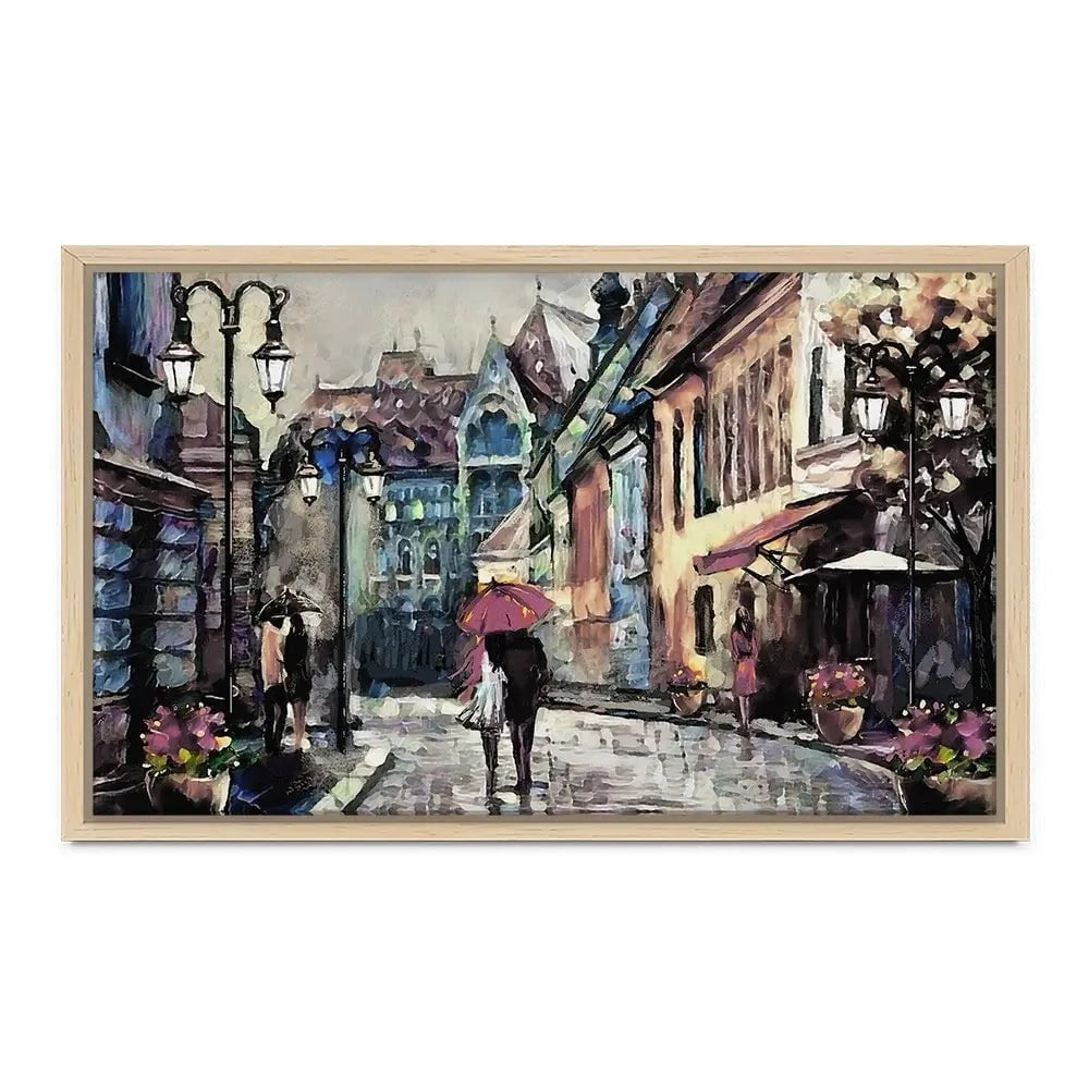 Streets of Paris Canvas Print Streets of Paris Canvas Print wall art product lisima / Shutterstock