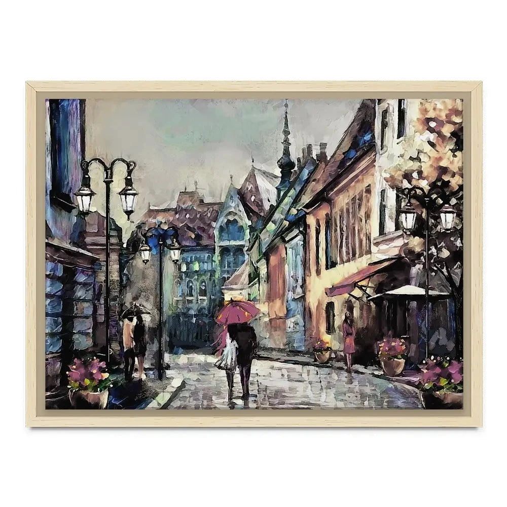 Streets of Paris Canvas Print Streets of Paris Canvas Print wall art product lisima / Shutterstock