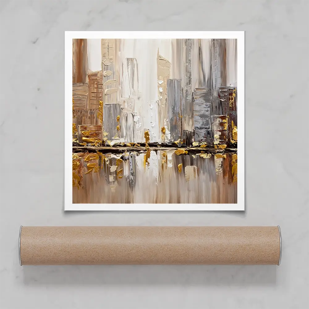 Streets Square Art Print Streets Square Art Print wall art product Osnat Tzadok