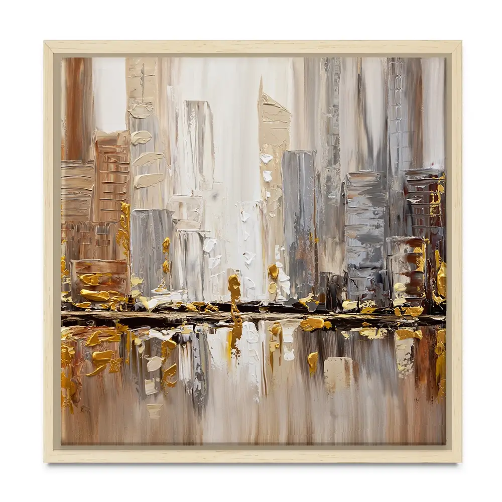 Streets Square Canvas Print Streets Square Canvas Print wall art product Osnat Tzadok