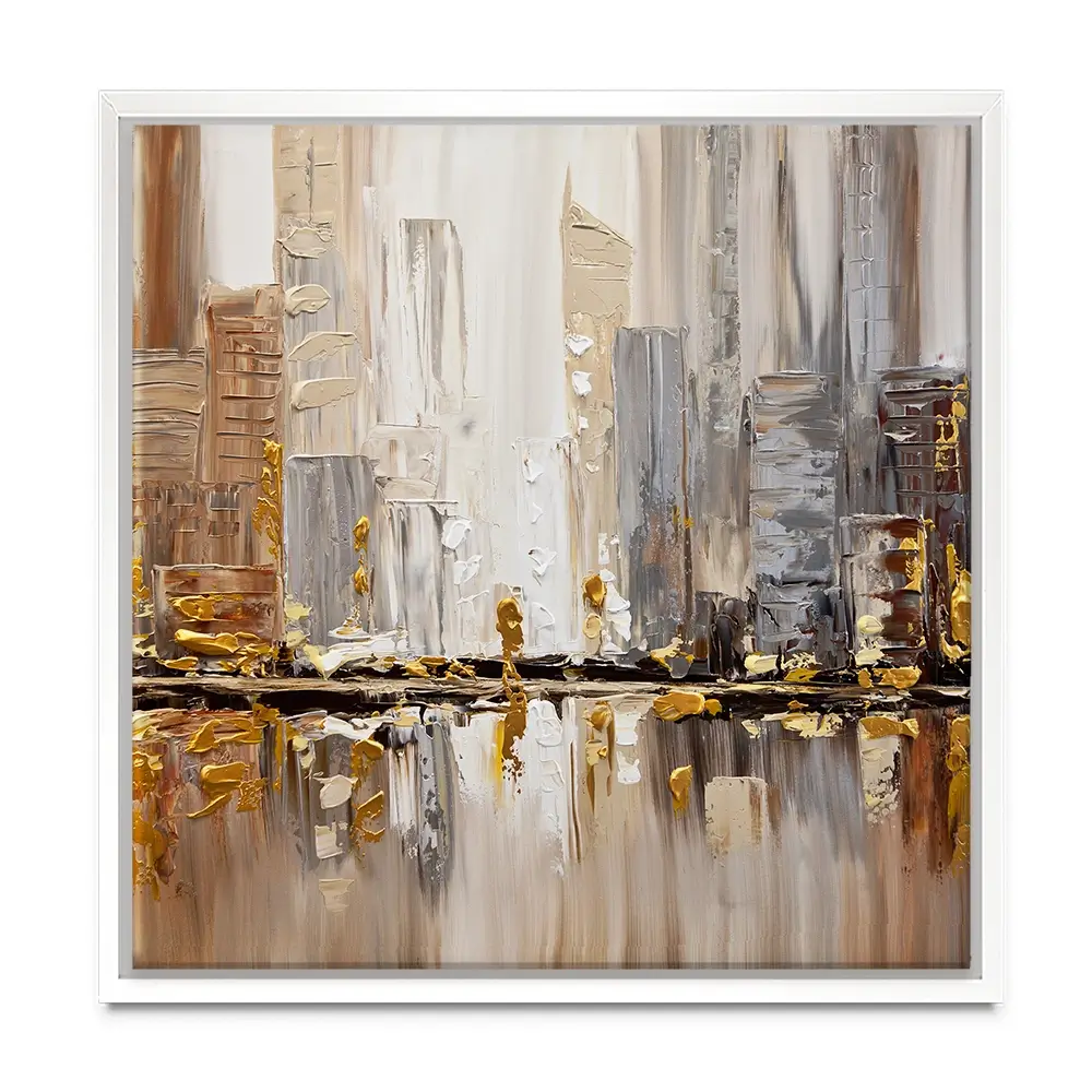 Streets Square Canvas Print Streets Square Canvas Print wall art product Osnat Tzadok