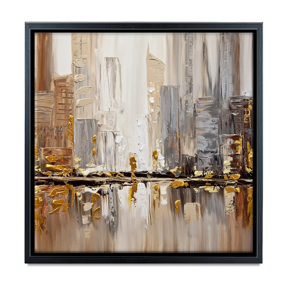 Streets Square Canvas Print Streets Square Canvas Print wall art product Osnat Tzadok