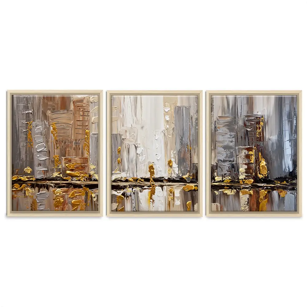 Streets Trio Canvas Print Streets Trio Canvas Print wall art product Osnat Tzadok
