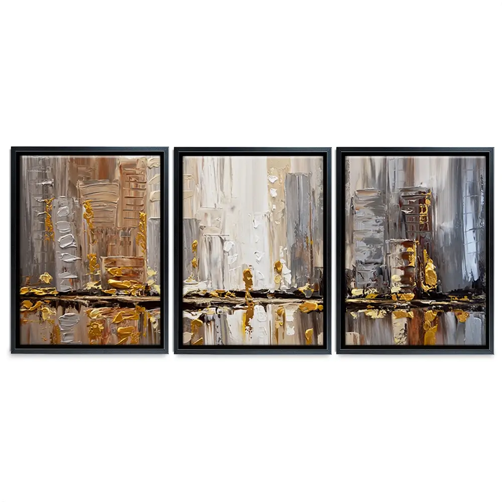 Streets Trio Canvas Print Streets Trio Canvas Print wall art product Osnat Tzadok