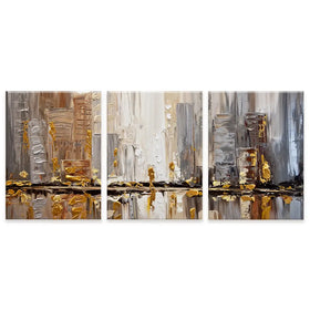 Streets Trio Canvas Print Streets Trio Canvas Print wall art product Osnat Tzadok