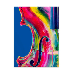 Strings In Bloom Canvas Print Strings In Bloom Canvas Print wall art product Chromatic Storm Studio