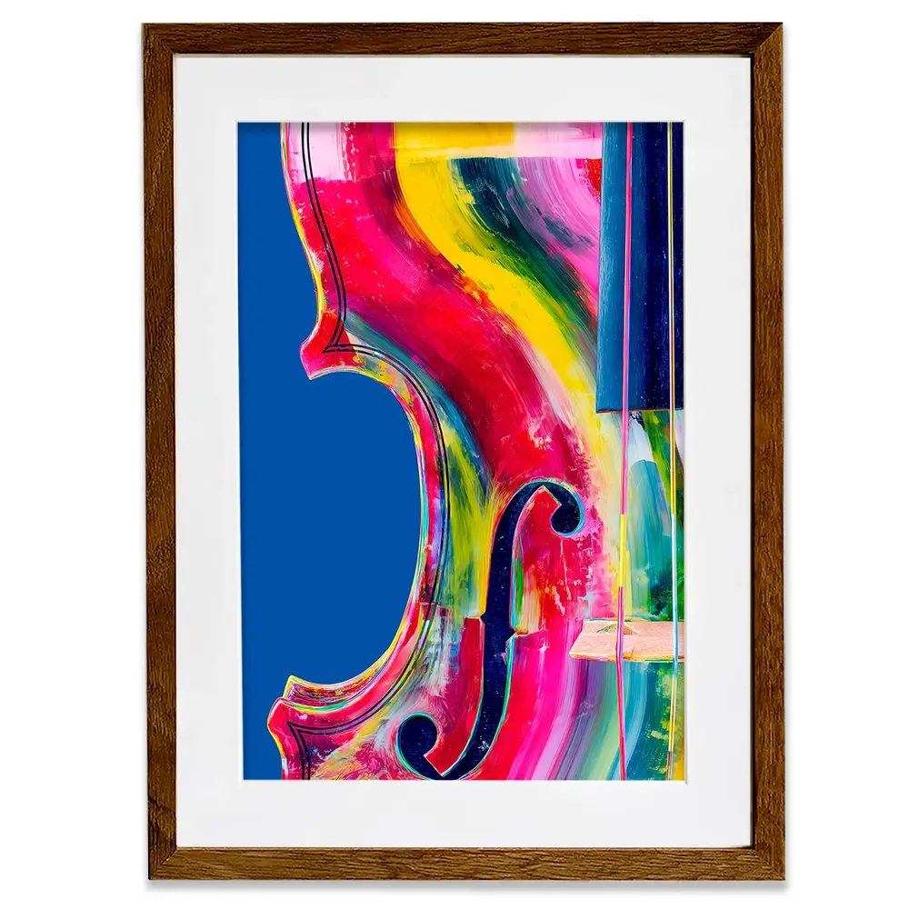 Strings In Bloom Framed Art Print Strings In Bloom Framed Art Print wall art product Chromatic Storm Studio