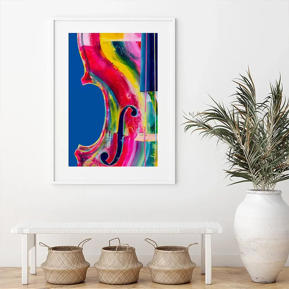 Strings In Bloom Framed Art Print Strings In Bloom Framed Art Print wall art product Chromatic Storm Studio