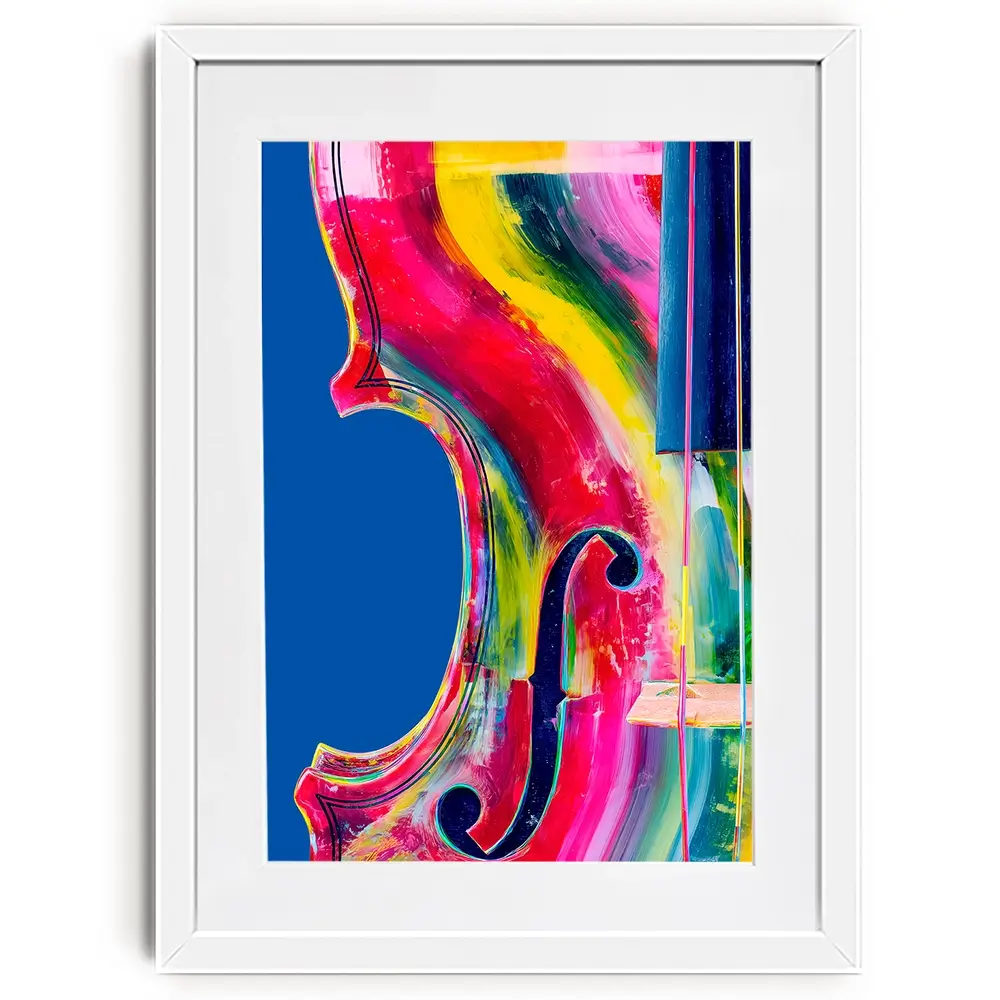 Strings In Bloom Framed Art Print Strings In Bloom Framed Art Print wall art product Chromatic Storm Studio