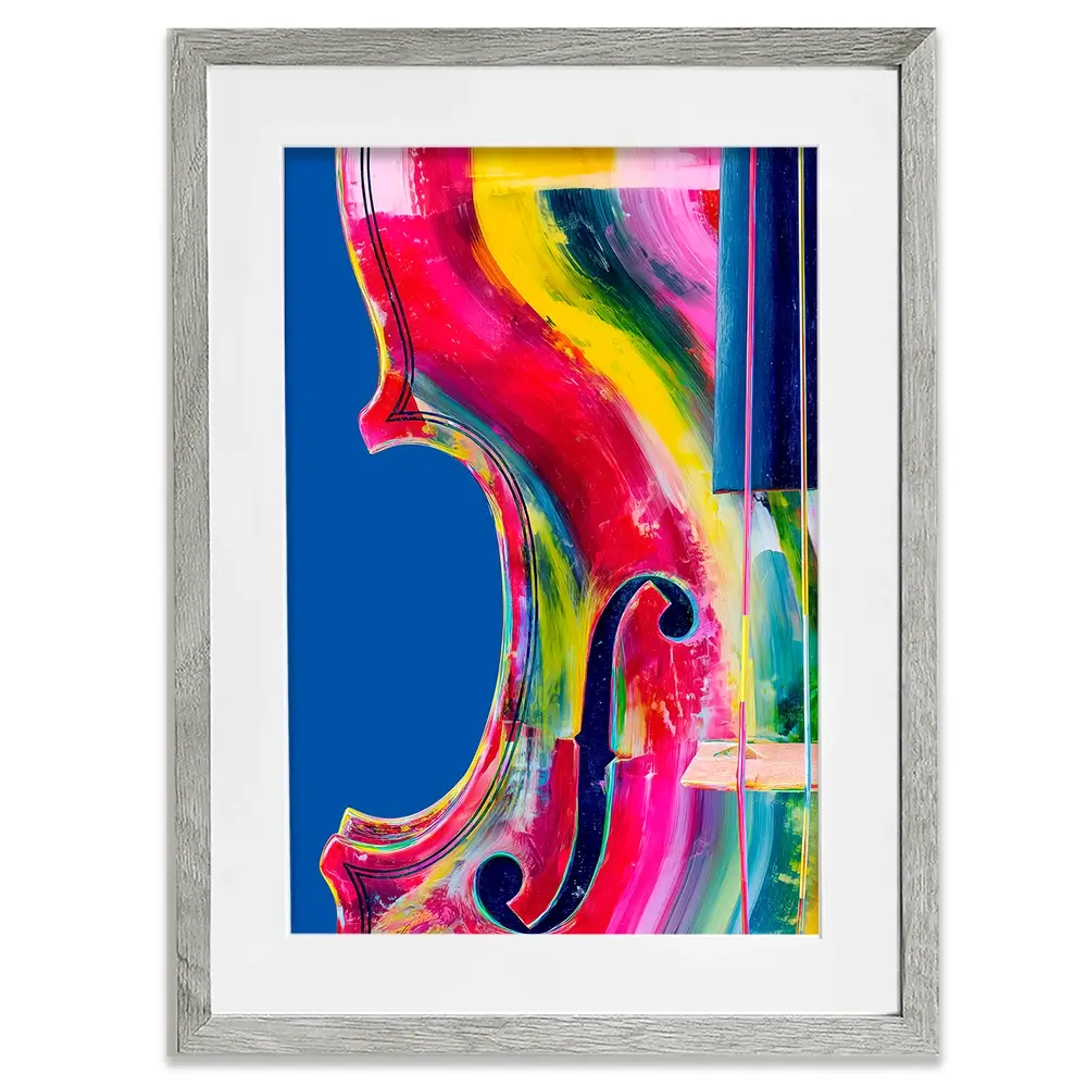Strings In Bloom Framed Art Print Strings In Bloom Framed Art Print wall art product Chromatic Storm Studio