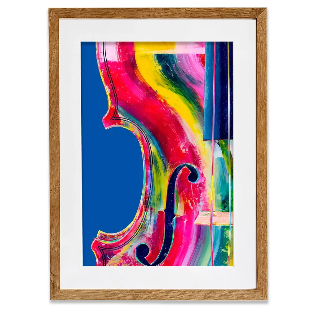 Strings In Bloom Framed Art Print Strings In Bloom Framed Art Print wall art product Chromatic Storm Studio