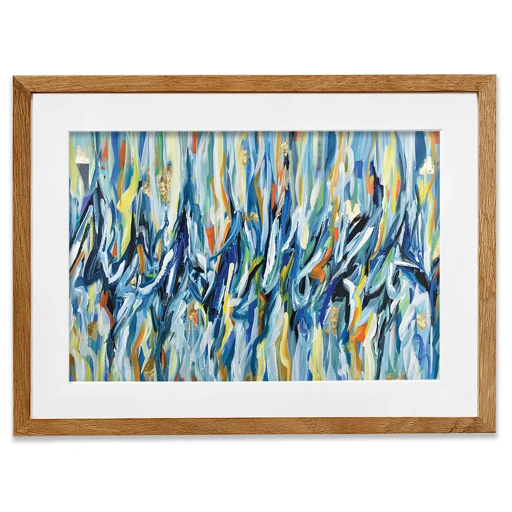 Stripes Framed Art Print Stripes Framed Art Print wall art product Olga Tkachyk