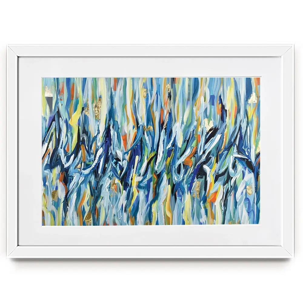Stripes Framed Art Print Stripes Framed Art Print wall art product Olga Tkachyk