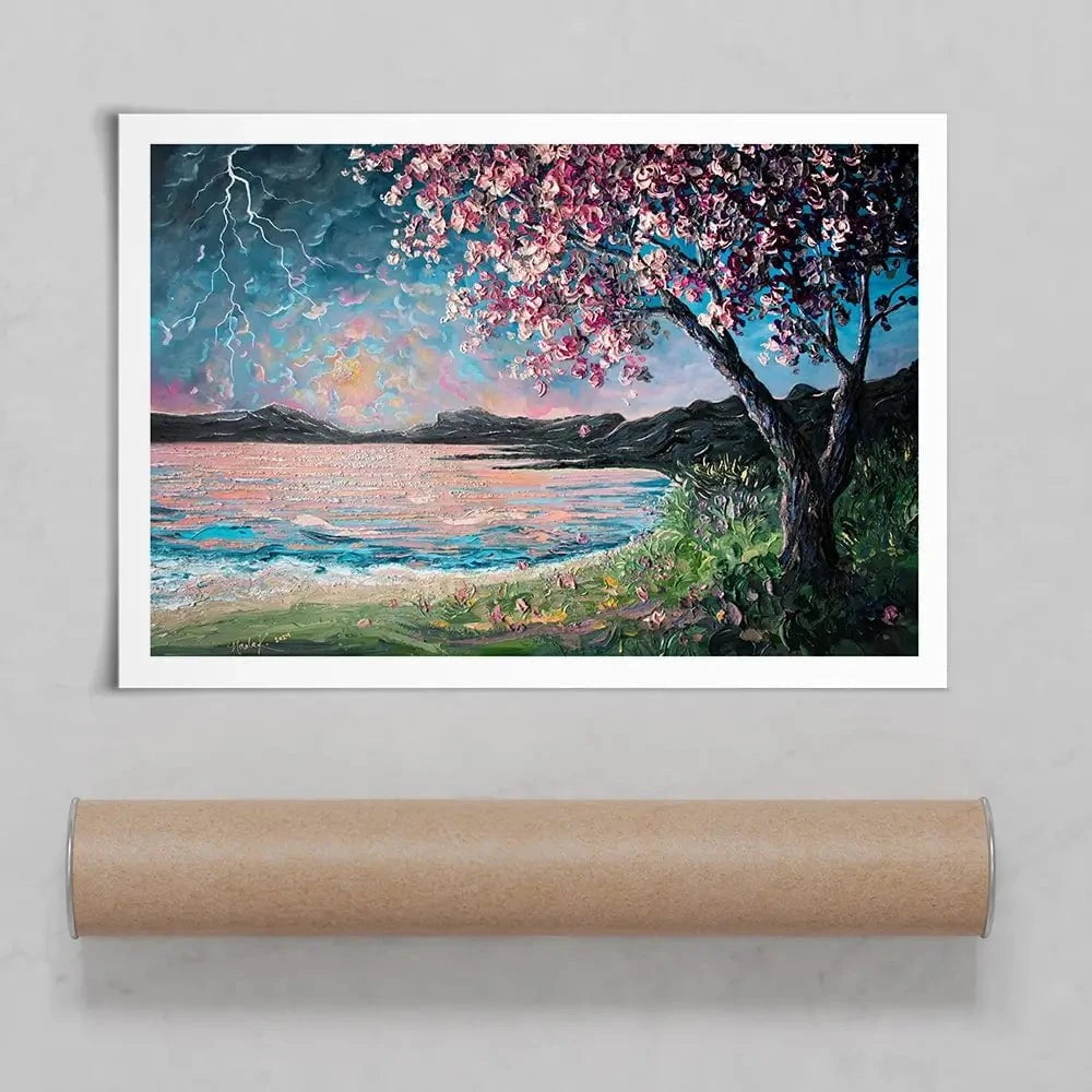 Struck By You Art Print Struck By You Art Print wall art product Nada Khatib