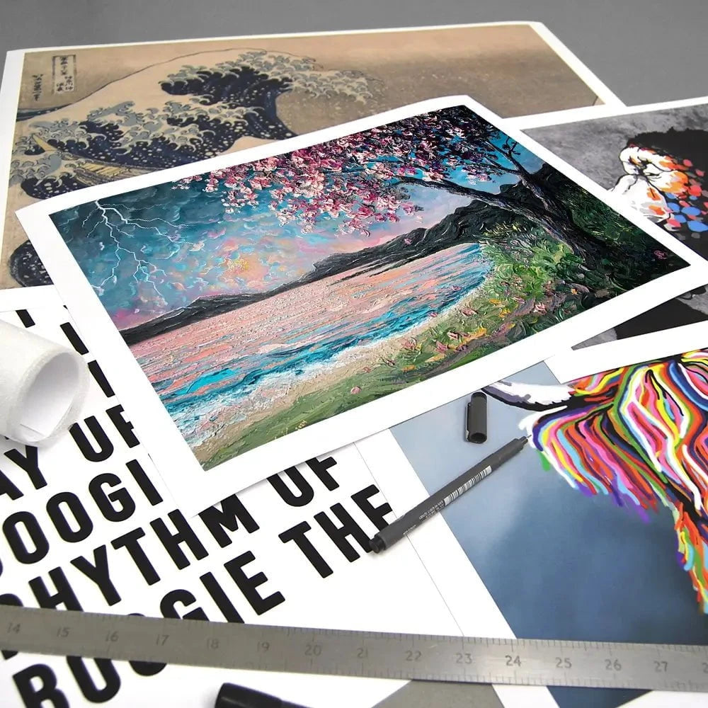 Struck By You Art Print Struck By You Art Print wall art product Nada Khatib