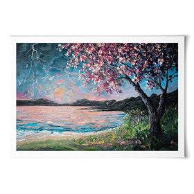 Struck By You Art Print Struck By You Art Print wall art product Nada Khatib