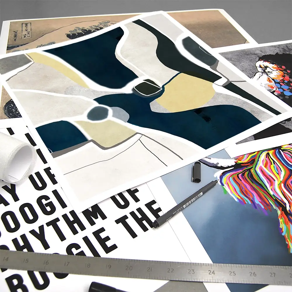 Substratum Square Art Print Substratum Square Art Print wall art product Roberto Moro