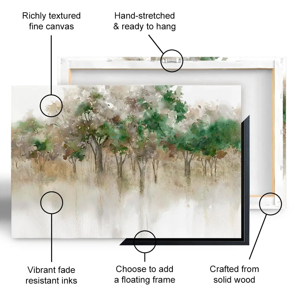 Subtle Reflections Canvas Print Subtle Reflections Canvas Print wall art product Carol Robinson