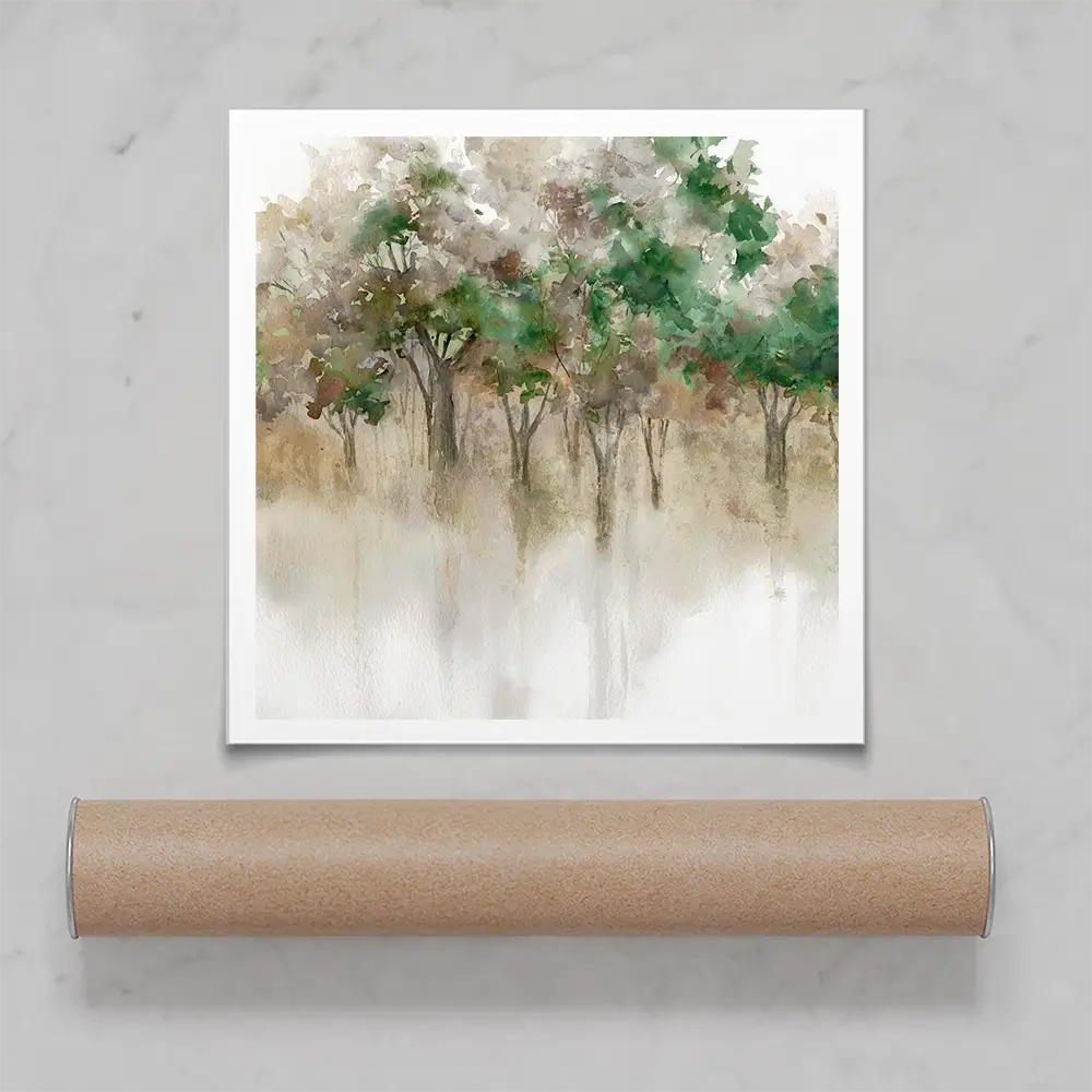 Subtle Reflections Square Art Print Subtle Reflections Square Art Print wall art product Carol Robinson