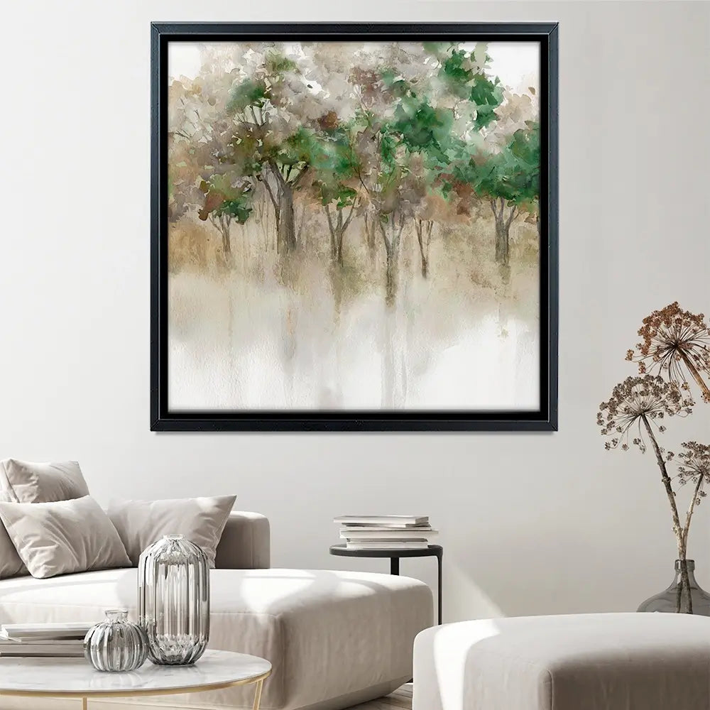 Subtle Reflections Square Canvas Print Subtle Reflections Square Canvas Print wall art product Carol Robinson