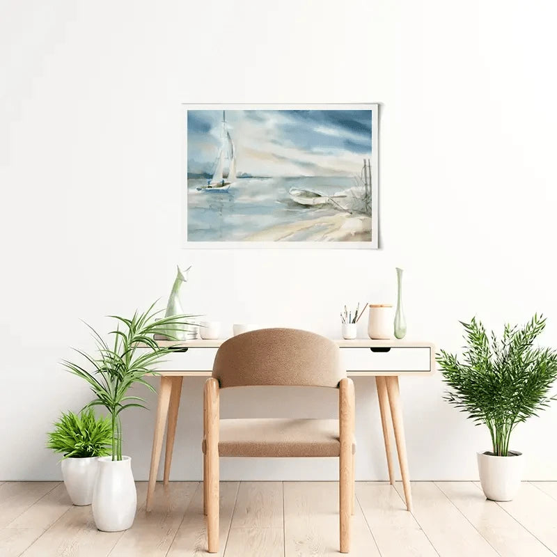 Subtle Sail Art Print Subtle Sail Art Print wall art product Carol Robinson