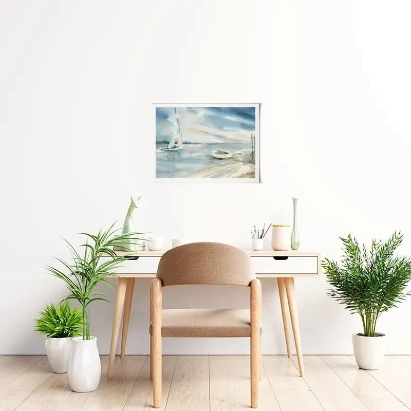 Subtle Sail Art Print Subtle Sail Art Print wall art product Carol Robinson