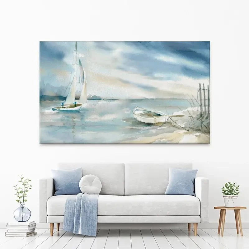 Subtle Sail Canvas Print Subtle Sail Canvas Print wall art product Carol Robinson