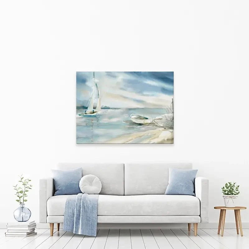 Subtle Sail Canvas Print Subtle Sail Canvas Print wall art product Carol Robinson