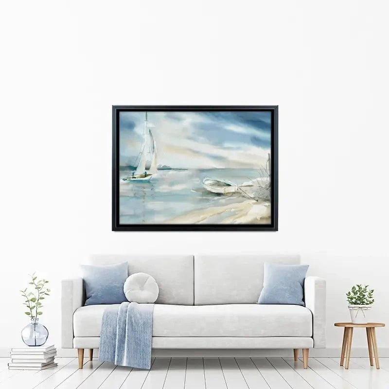 Subtle Sail Canvas Print Subtle Sail Canvas Print wall art product Carol Robinson