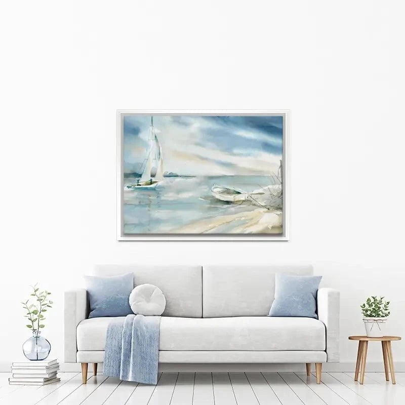 Subtle Sail Canvas Print Subtle Sail Canvas Print wall art product Carol Robinson