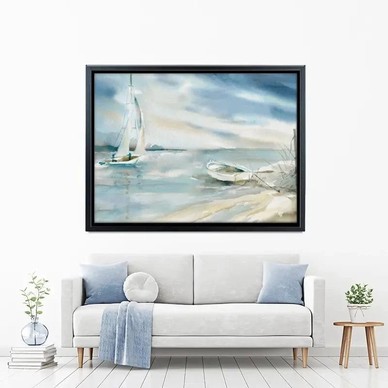 Subtle Sail Canvas Print Subtle Sail Canvas Print wall art product Carol Robinson