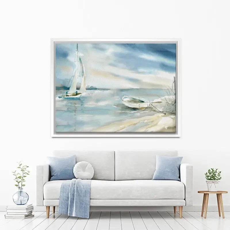 Subtle Sail Canvas Print Subtle Sail Canvas Print wall art product Carol Robinson