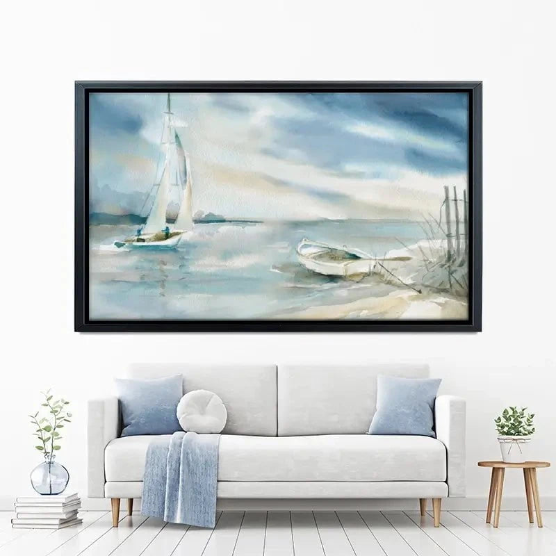 Subtle Sail Canvas Print Subtle Sail Canvas Print wall art product Carol Robinson