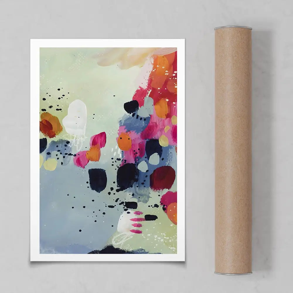 Subtle Spectrum Art Print Subtle Spectrum Art Print wall art product Lisa Nohren - Independent