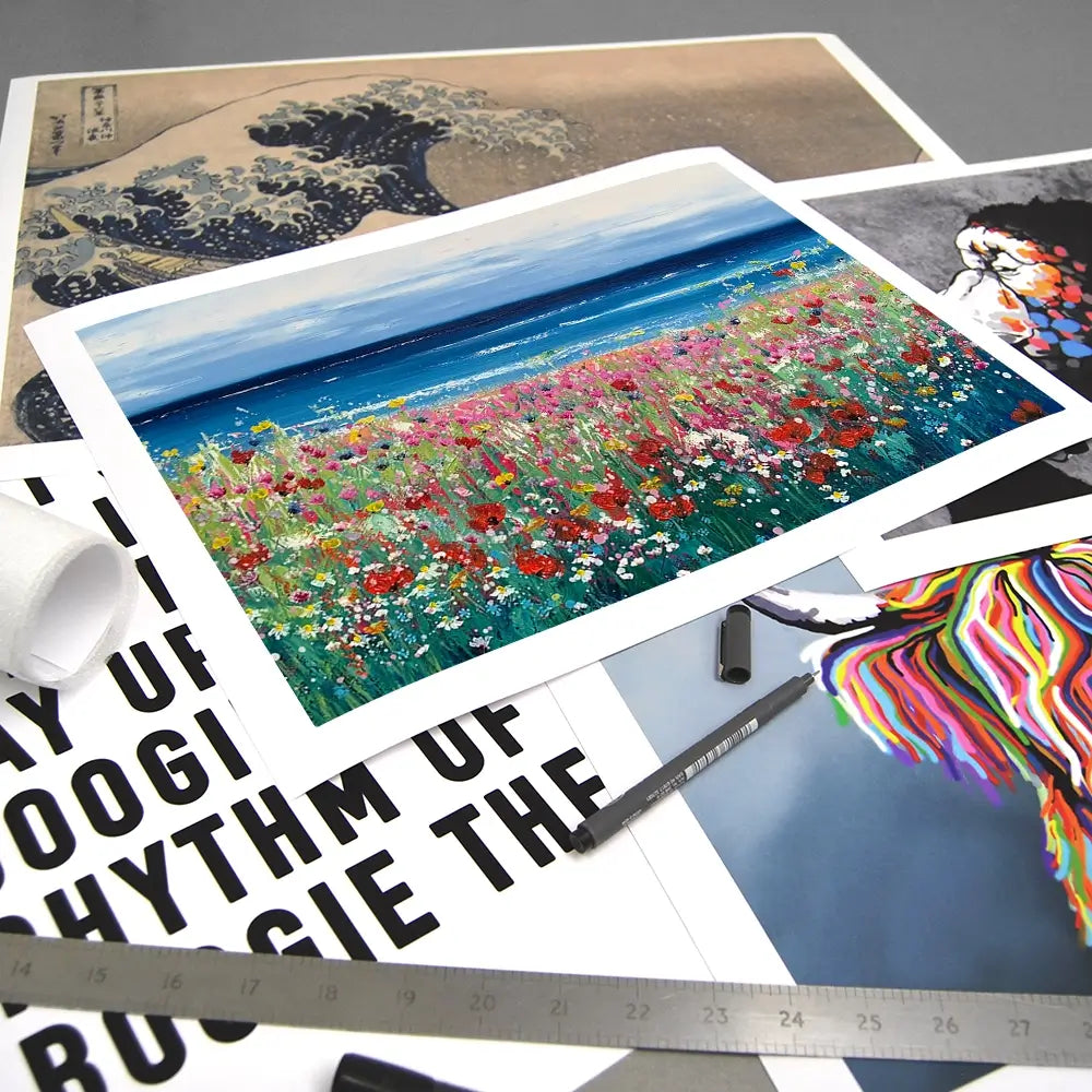 Summer At The Beach Art Print Summer At The Beach Art Print wall art product Laure Bury