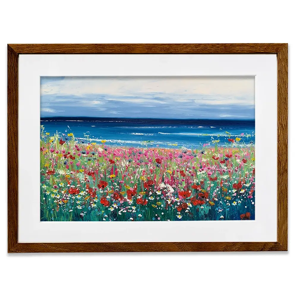 Summer At The Beach Framed Art Print Summer At The Beach Framed Art Print wall art product Laure Bury