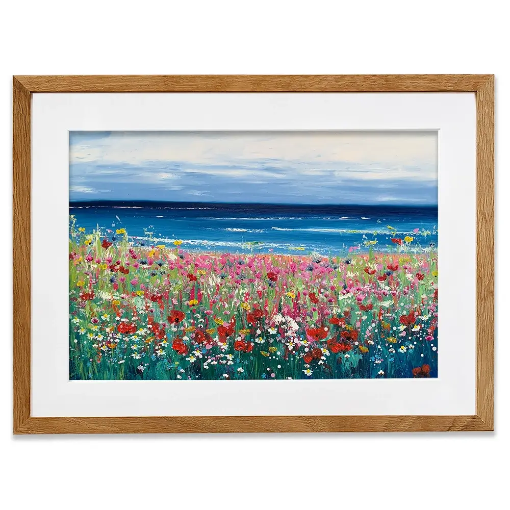 Summer At The Beach Framed Art Print Summer At The Beach Framed Art Print wall art product Laure Bury