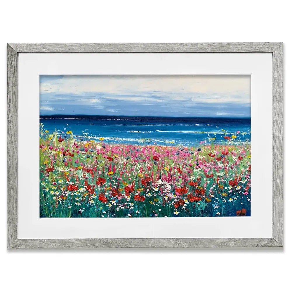 Summer At The Beach Framed Art Print Summer At The Beach Framed Art Print wall art product Laure Bury