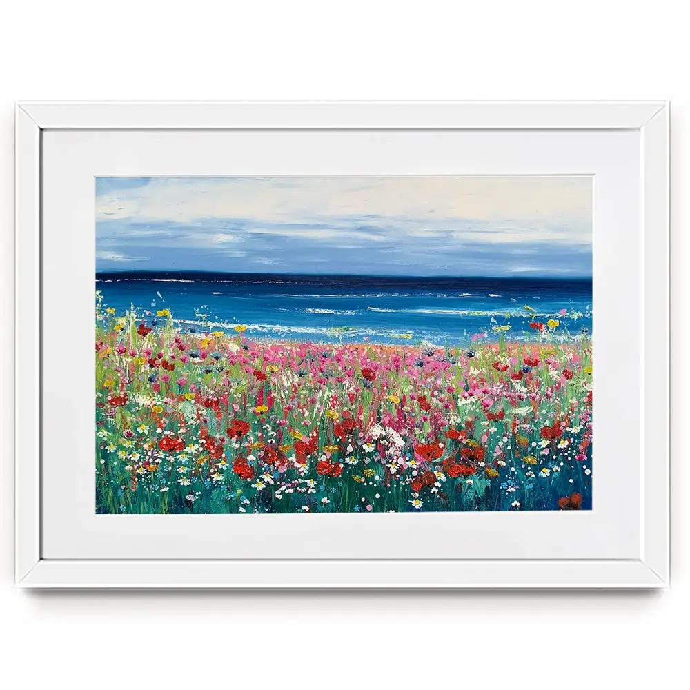 Summer At The Beach Framed Art Print Summer At The Beach Framed Art Print wall art product Laure Bury