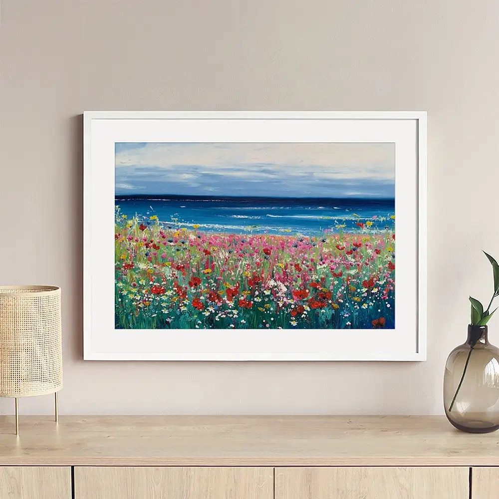 Summer At The Beach Framed Art Print Summer At The Beach Framed Art Print wall art product Laure Bury