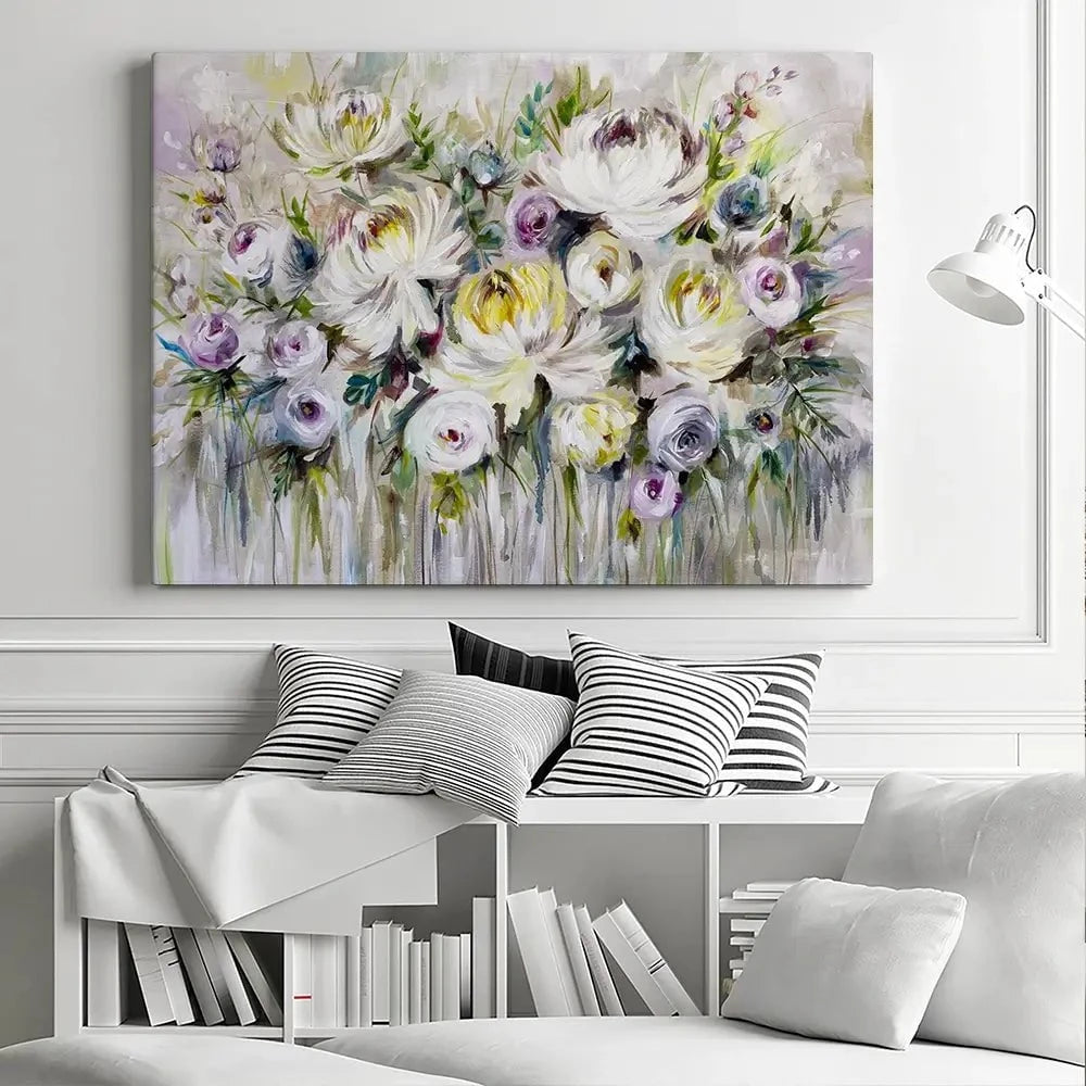 Summer Bouquet Canvas Print Summer Bouquet Canvas Print wall art product Nicola Jane Rowles