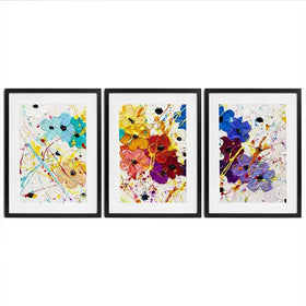 Summer Celebration Framed Art Print Trio Summer Celebration Framed Art Print Trio wall art product Osnat Tzadok
