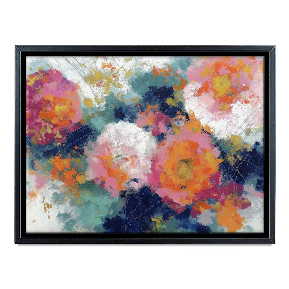 Summer Dahlias Canvas Print Summer Dahlias Canvas Print wall art product Chromatic Storm Studio